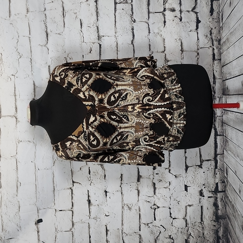 Bold Boho Print Blouse